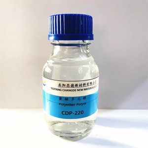 CAUSA polyol 220 ad polyurethanum elastomum, adhaesivas, sealants, IMPERVIUS efficiens et extruendo materiae